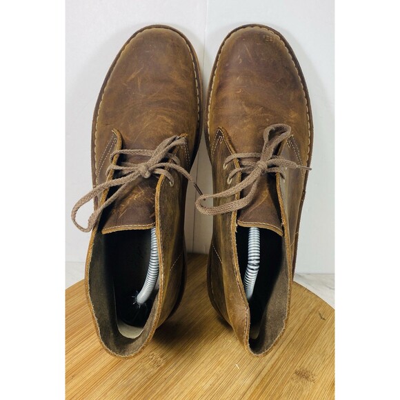 Clarks Beeswax Leather Desert Chukka Ankle Boots US 9M - Picture 5 of 6